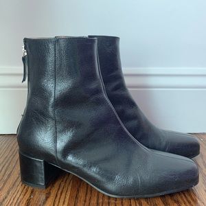 About Arianne black leather boots EU size 38/ US size 8